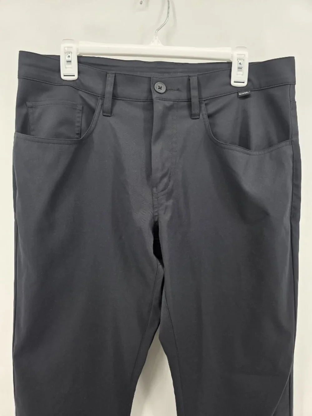 Travis Mathew Black‎ Performance Pants Size 32 Stretch 5-Pocket Trouser